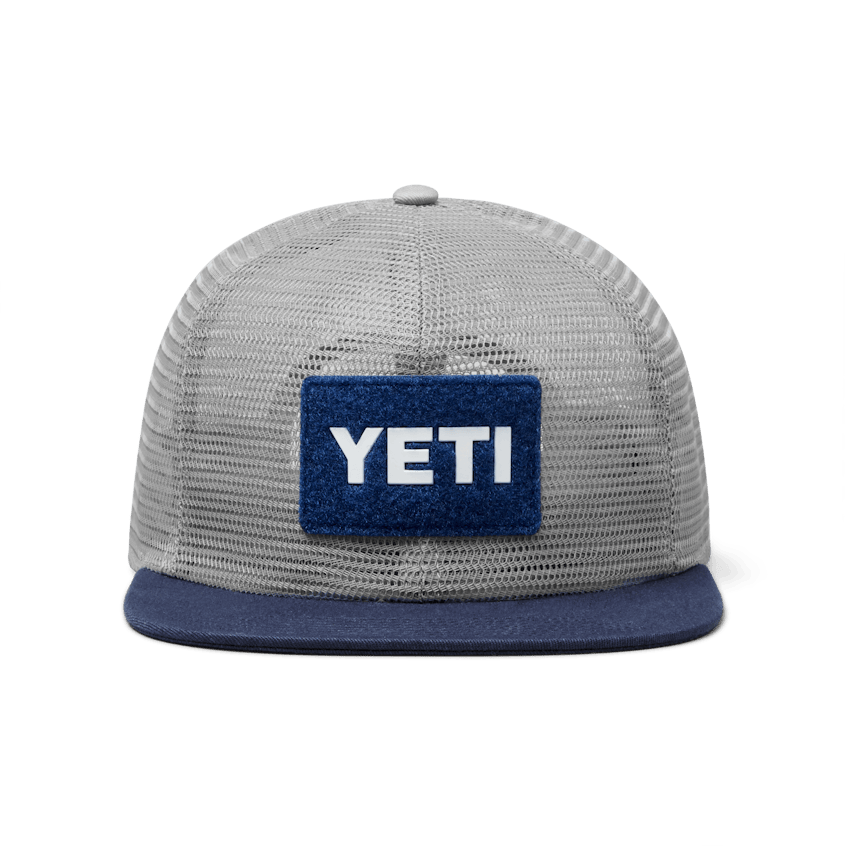 YETI® Velcro Badge Flat Brim Mesh Hat